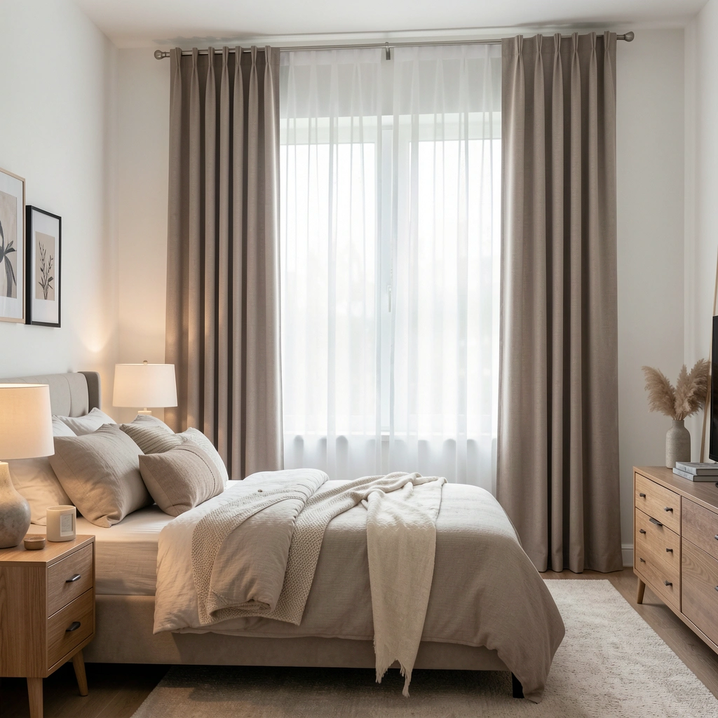 4. Hang Curtains High and Wide