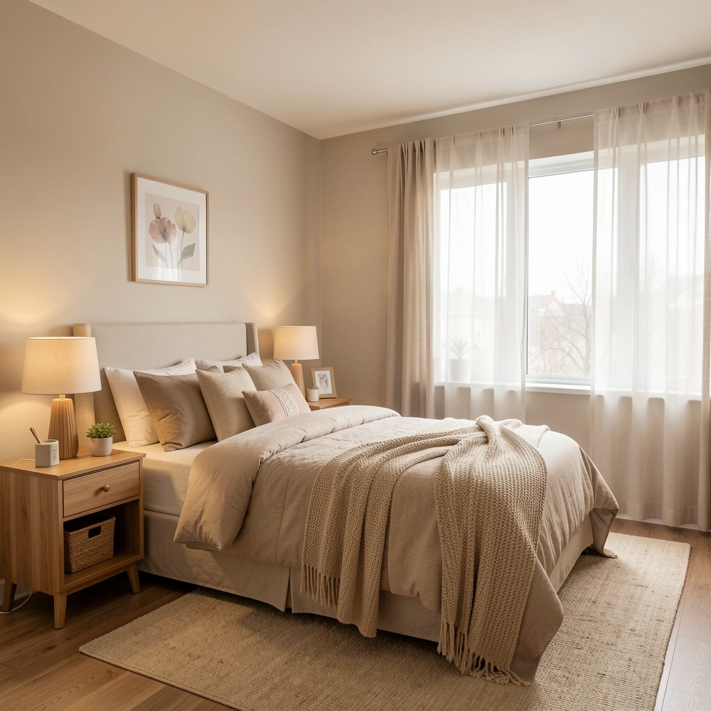 3. Use a Warm Neutral Colour Palette