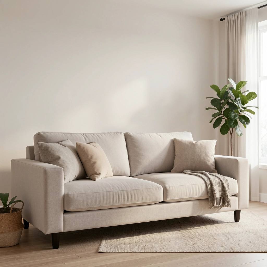 1 Choose a two-seater or loveseat over a full sofa