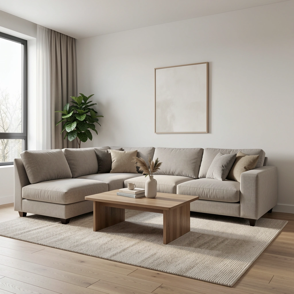 2 Go low-profile for your main seating