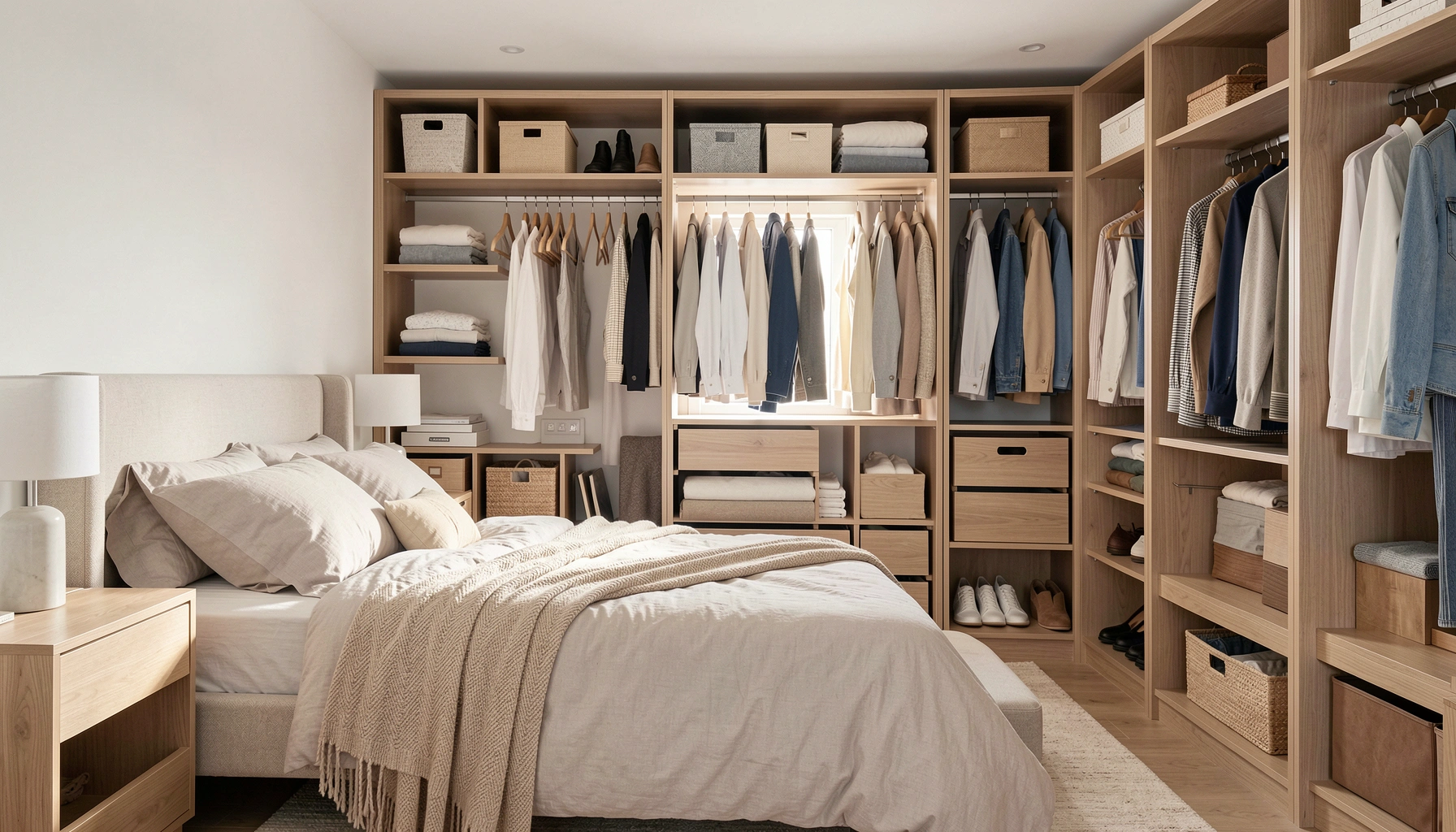 Why Bedroom and Closet Organization Feels So Difficult in Small Spaces