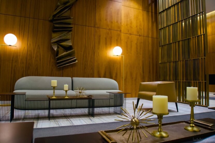 living room warm lighting lamps