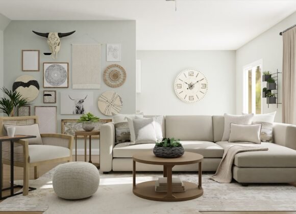 How to Arrange Furniture in a Small Living Room for a Cozy Layout A small living room with a smart furniture arrangement showing a round table and seating layout