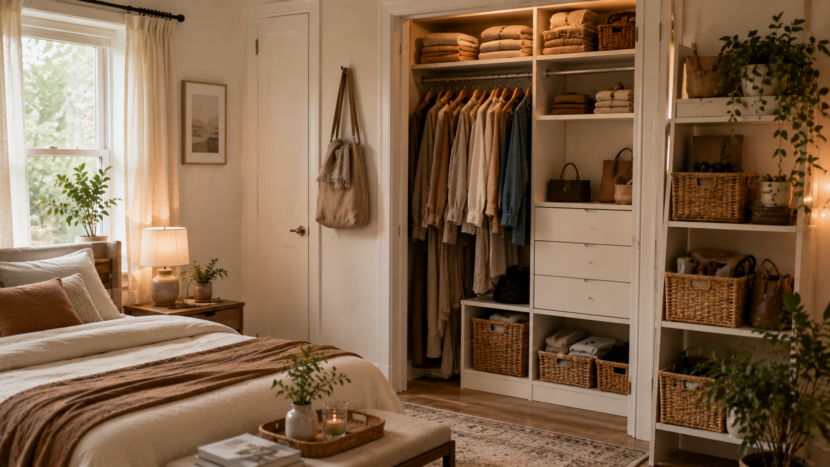 small bedroom storage ideas no closet