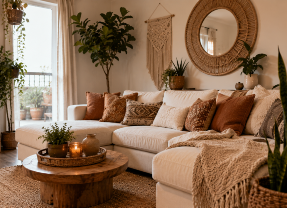 boho home decor ideas renters small spaces