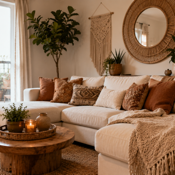 boho home decor ideas renters small spaces