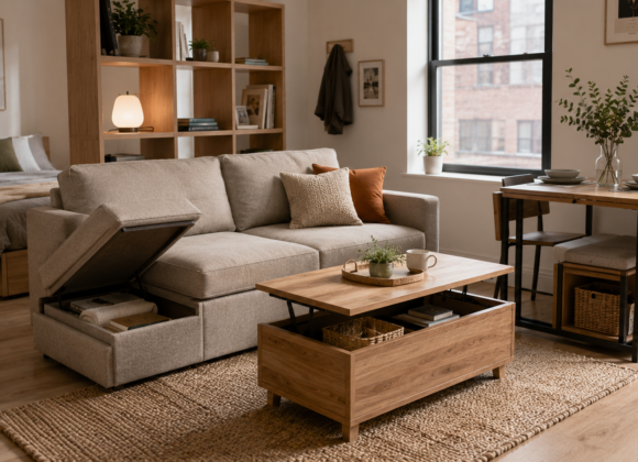 studio apartment decorating ideas separate zones