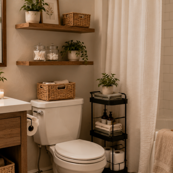 small bathroom organization ideas