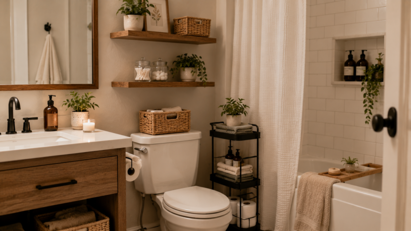 small bathroom organization ideas