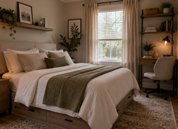 Small Bedroom Decor Ideas That Make the Room Look Bigger small bedroom decor ideas look bigger