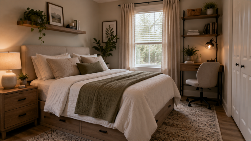 Small Bedroom Decor Ideas That Make the Room Look Bigger small bedroom decor ideas look bigger