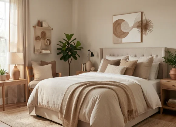 Neutral Earthy Bedroom Ideas for a Calm, Grounded Space featured