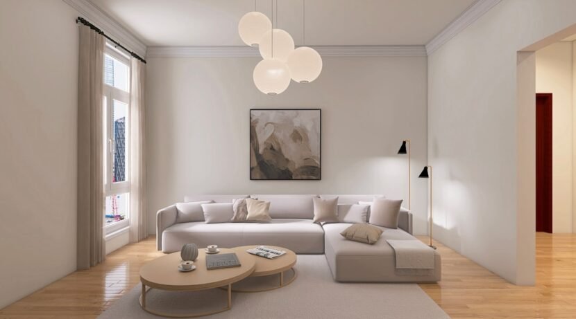 Modern Minimalist Living Room Ideas That Feel Warm, Not Cold Modern minimalist living room with white sofa and clean lines